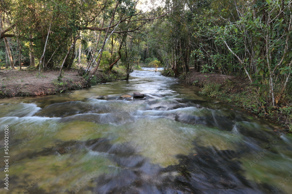 Deep forest Waterfall in Thailand. Deep forest Waterfall in Thailand.