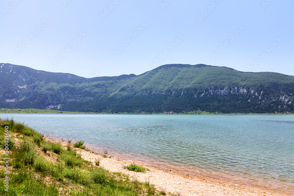 Jablanica, Bosnien und Herzegowina, Blidinje See, Landschaft, Panorama, Naturpark.