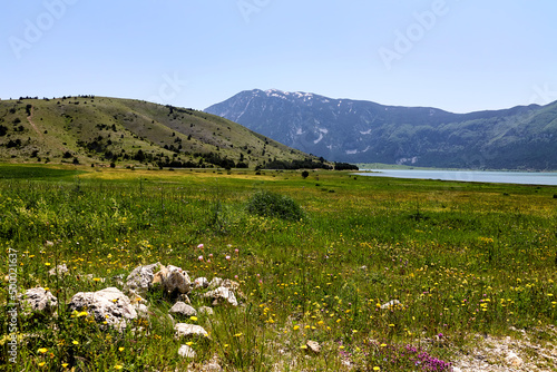 Jablanica  Bosnien und Herzegowina  Blidinje See  Landschaft  Panorama  Naturpark.