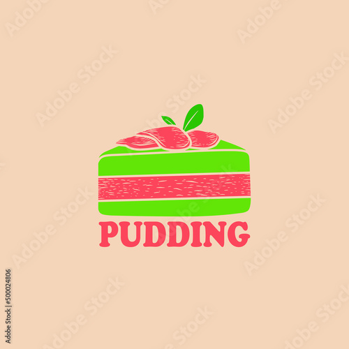 ntage pudding logo. can be used for various business and other purposes. templates, logos, icons and
