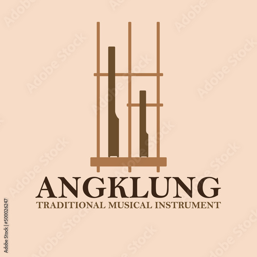 vintage logo angklung photo