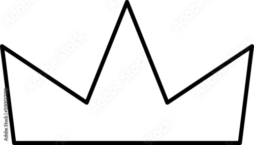 Crown outline icon