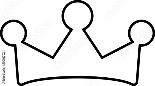 Crown outline icon