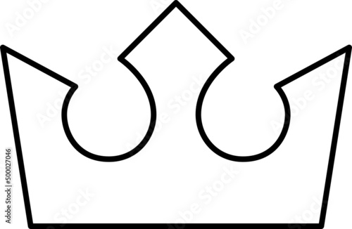 Crown outline icon
