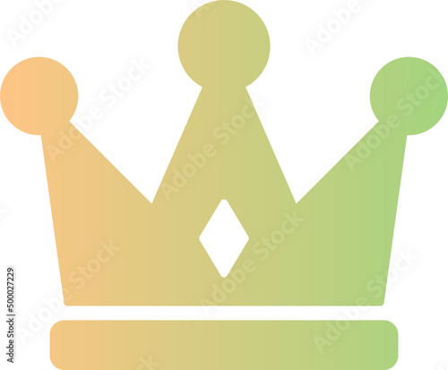 Crown gradient icon