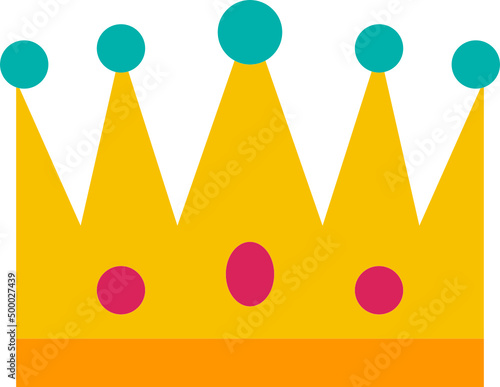 Crown flat icon