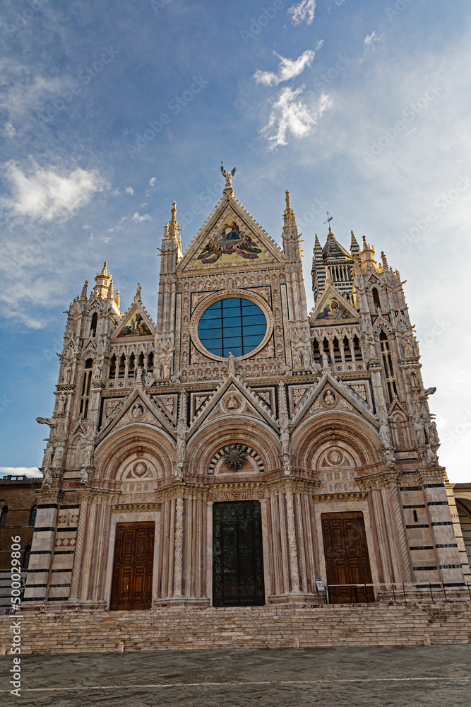 cathedral in Siena in morning light