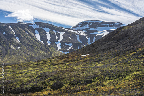 The Landmannalaugavegur on the Iceland photo