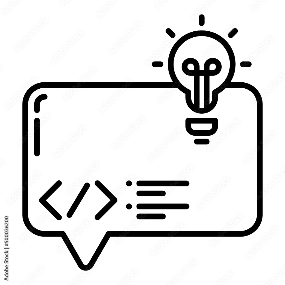 smart coding and chat bubble smart coding and chat bubble