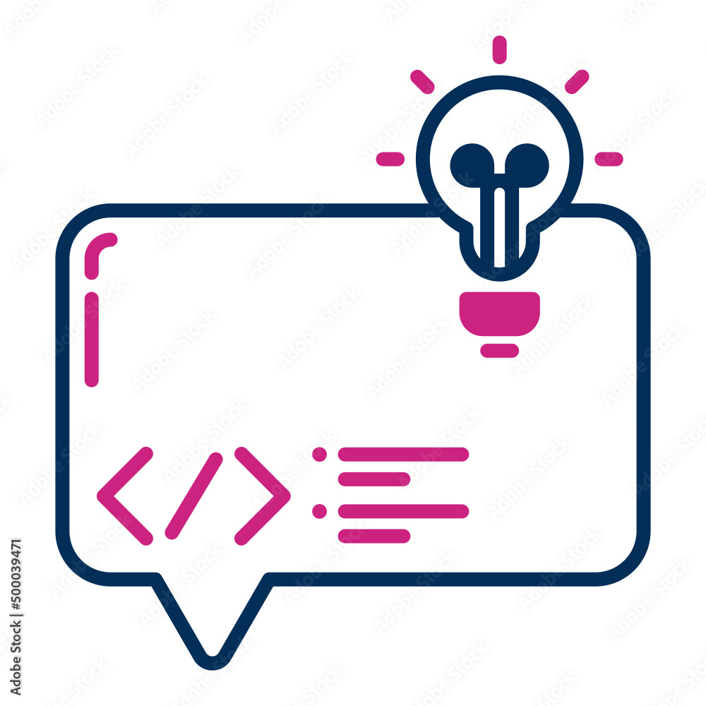 smart coding and chat bubble smart coding and chat bubble