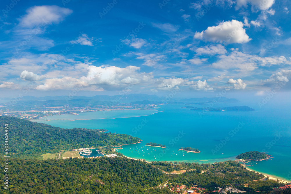 Panoramic view of Langkawi