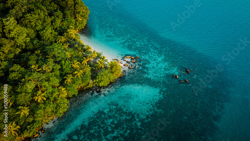 Koh Wai beautiful island aerial view