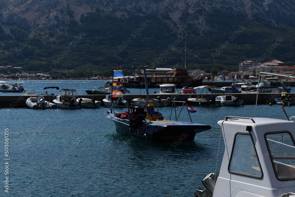Fototapeta premium boats in the harbor
