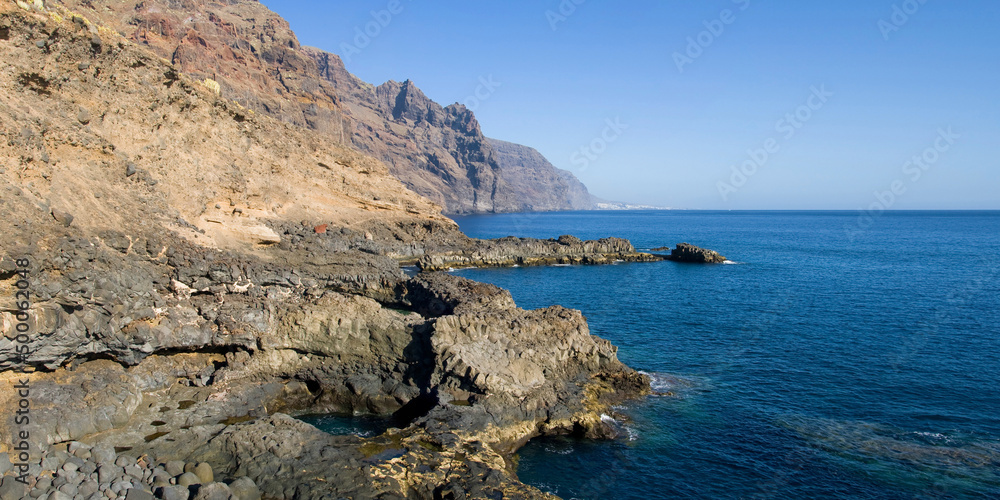 Panorama of Teno coast, Tenerife, Canary Islands