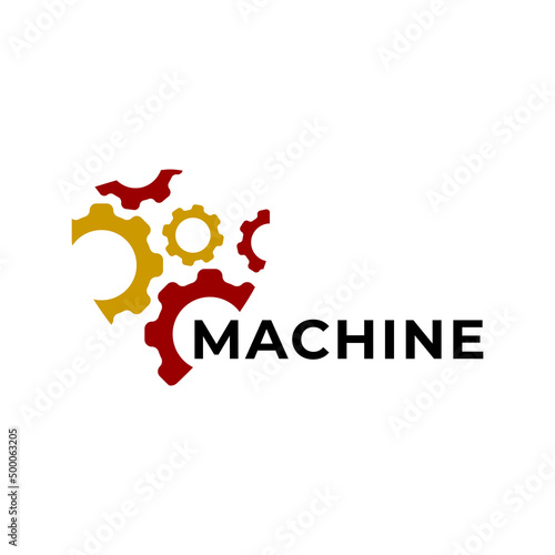 Gear Mechanic Icon Logo Design Element