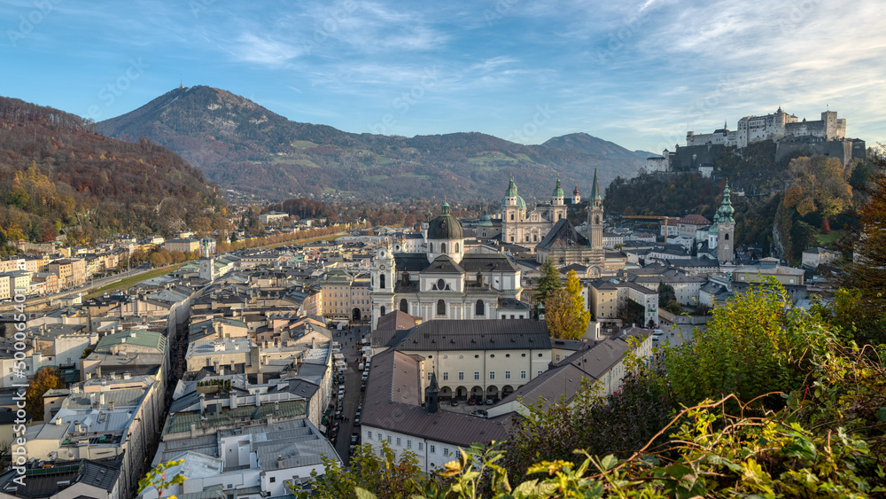 Fototapeta premium Blick auf Salzburg