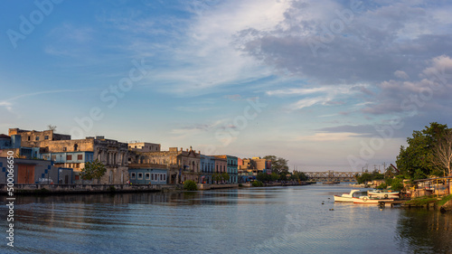 Photography Beautiful view of the San Juan River in Matanzas, Cuba