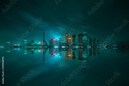 Shanghai in the night