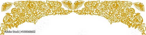 Floral pattern. wood carving pattern