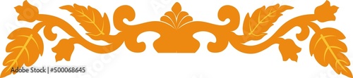 Floral pattern. wood carving pattern