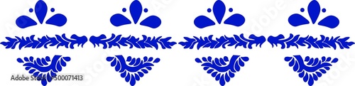 Fototapeta Naklejka Na Ścianę i Meble -  Floral Pattern. Traditional Pattern