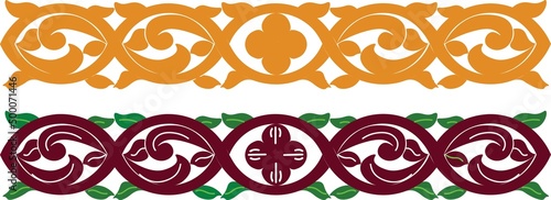Floral pattern. carving wood pattern