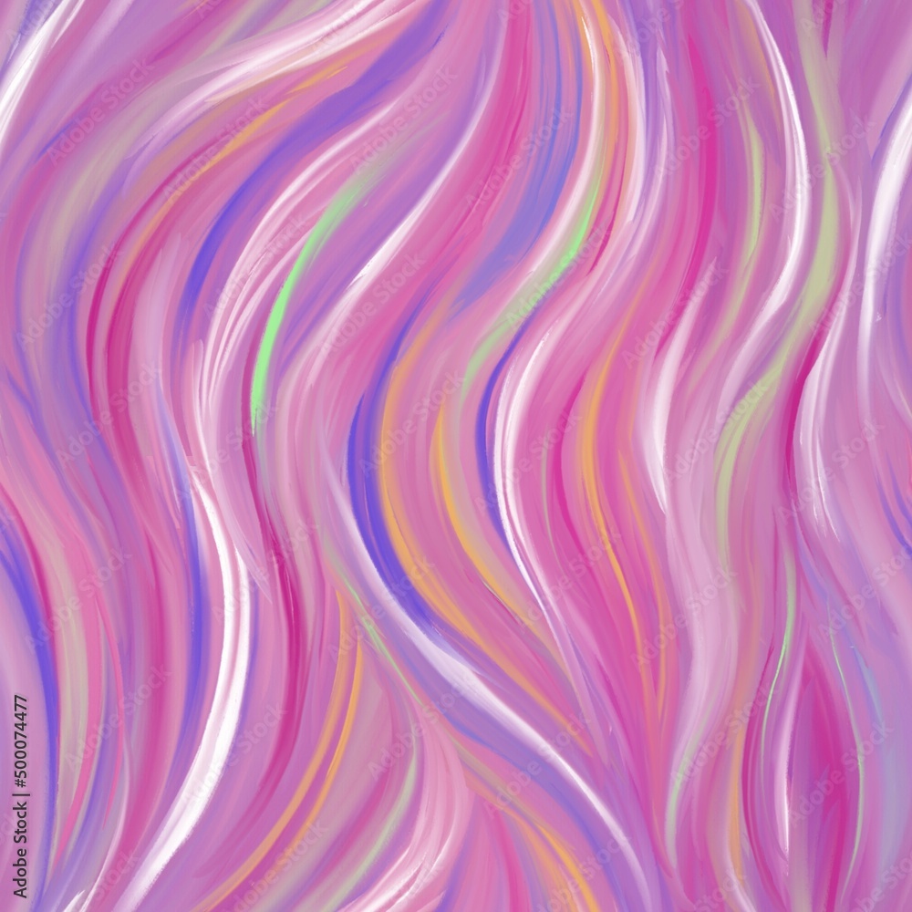 Obraz premium seamless raster pattern in soft pastel colors pink white purple red green