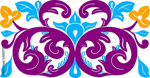 Floral pattern. carving wood pattern