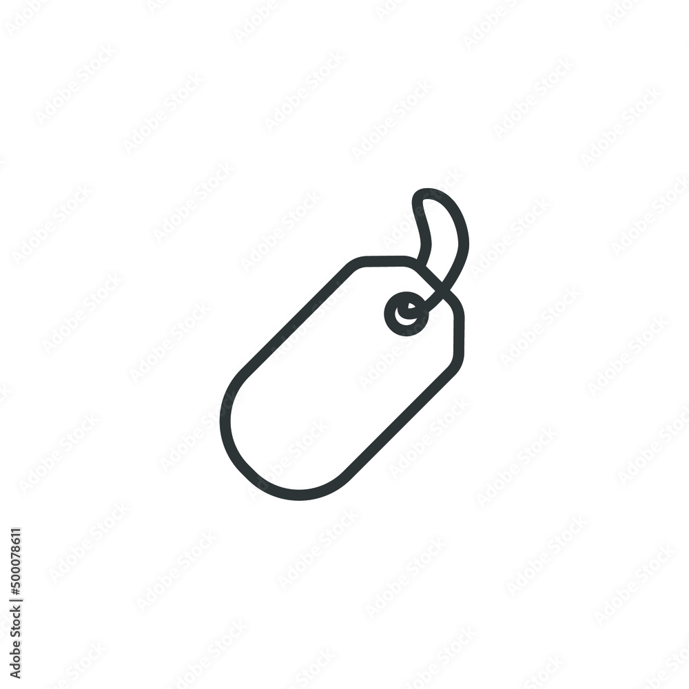 Vector sign of the label symbol is isolated on a white background. label icon color editable. Vector sign of the label symbol is isolated on a white background. label icon color editable.