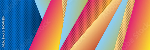 High contrast glossy stripes. Abstract tech graphic banner design. Vector corporate background