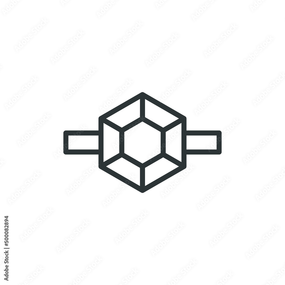 Vector sign of the Ring Diamond symbol is isolated on a white background. Ring Diamond icon color editable. Vector sign of the Ring Diamond symbol is isolated on a white background. Ring Diamond icon color editable.
