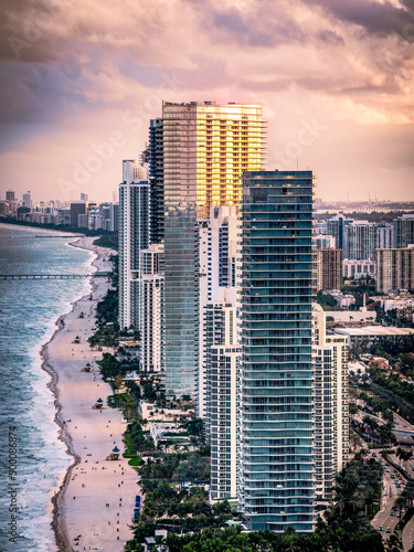 sea, Miami, Fort Lauderdale, aerial, blue, green, ocean