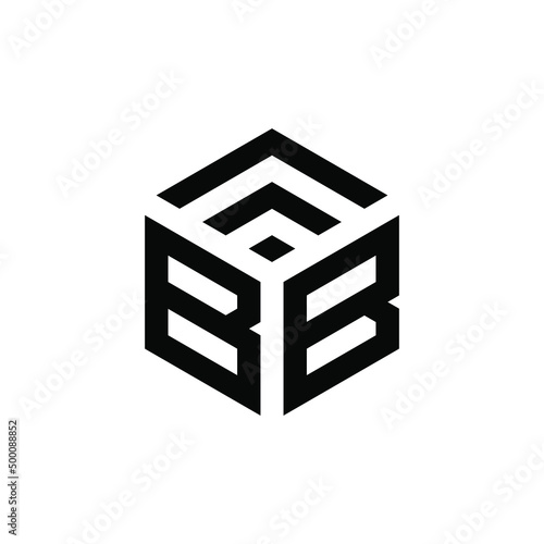 bb cube logo template design for business of financial consulting