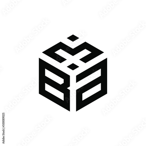 mba cube logo template design for business of financial consulting