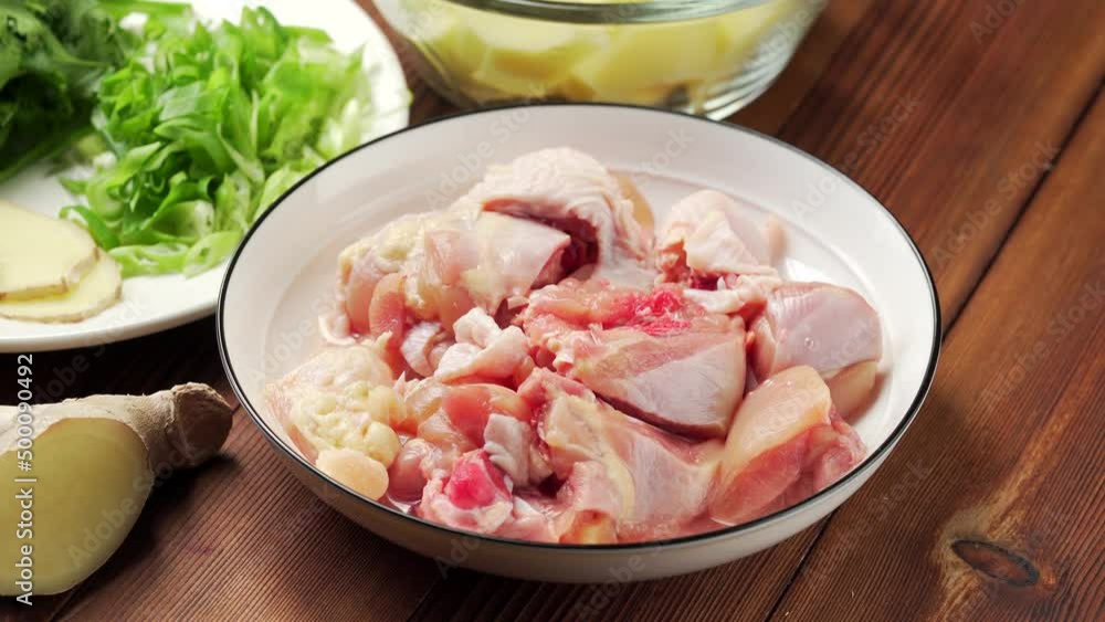 Local specialty home-cooked stewed chicken thigh Local specialty home-cooked stewed chicken thigh