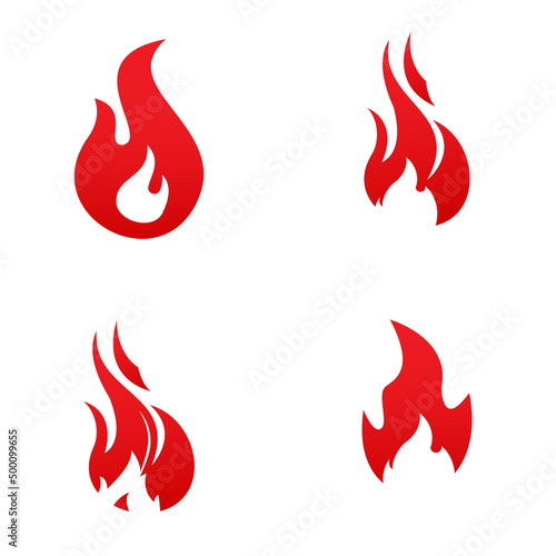 Fire logo Design set For Your Business
