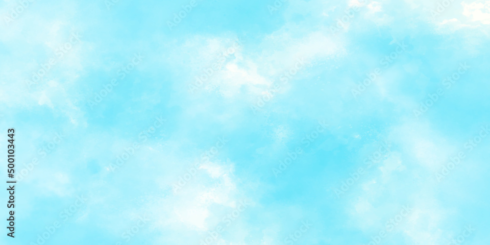 Abstract beautiful painted cloudy sky blue watercolor background, Light blue background with watercolor, Soft cloud in the sky background blue tone for wallpaper, graphics design and web design. Abstract beautiful painted cloudy sky blue watercolor background, Light blue background with watercolor, Soft cloud in the sky background blue tone for wallpaper, graphics design and web design.