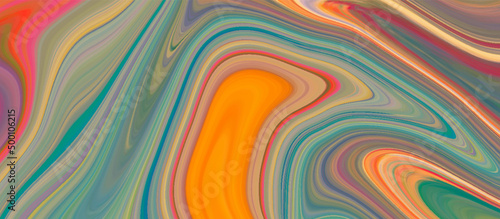 colorful acrylic painted liquid background, multicolor paint mix swirl liquid marble background, Colorful marble background for decoration, weeding card, wallpaper, screen paper and any design.
