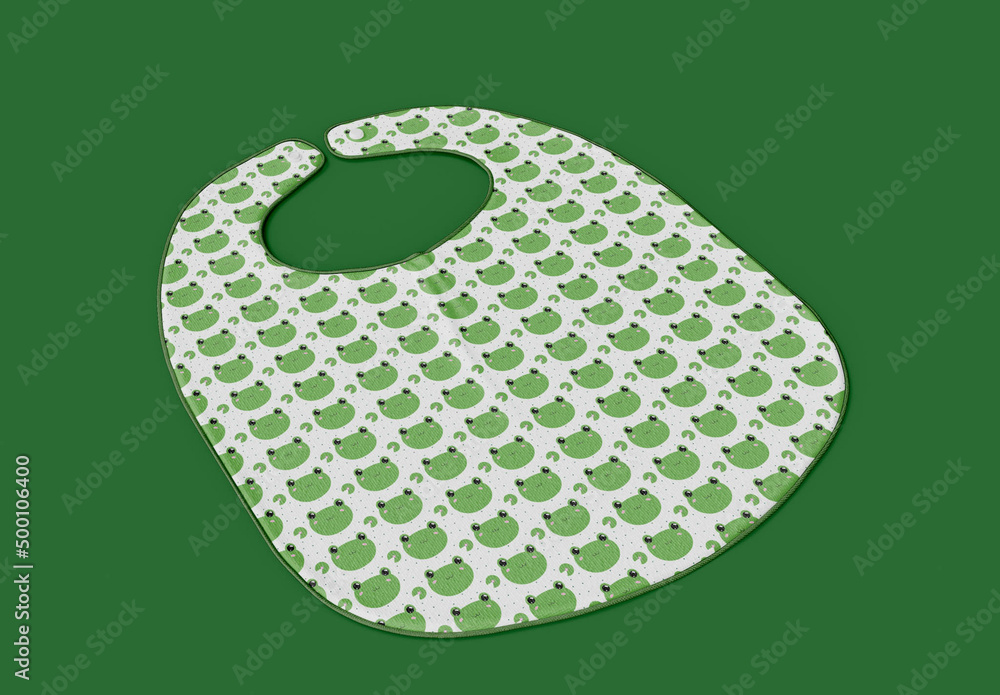 Baby Bib Mockup Stock Template Adobe Stock