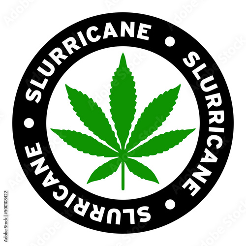 Round Slurricane Marijuana Strain Clipart