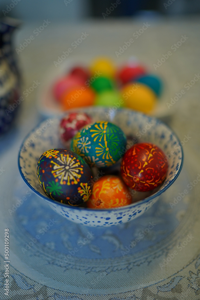Colorfull eggs - obrazy, fototapety, plakaty 
