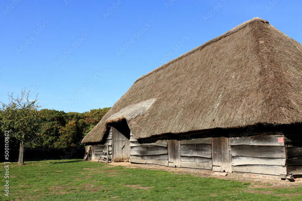 large ancient barn, Bokrijk, Belgium