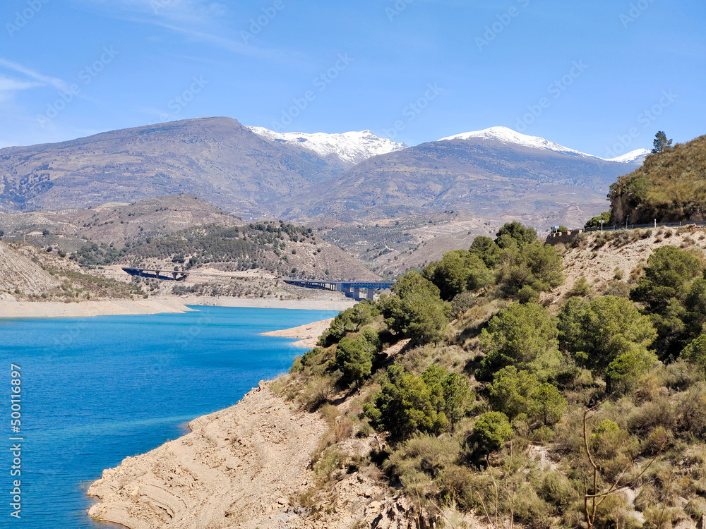 Lake in nature of Spain