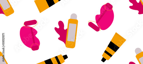 Beauty products banner