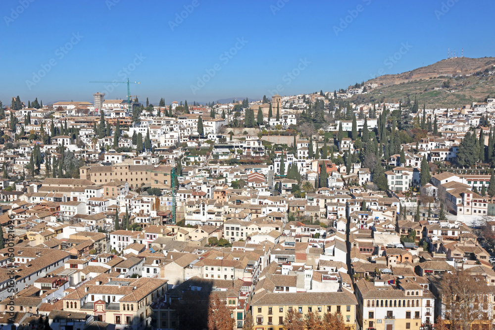 City of Granada in Spain