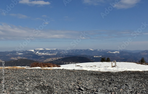 Tauwetter auf dem Belchen im Schwarzwald photo