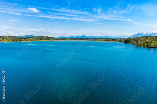 Waginger See, Bayern, Deutschland, im Frühling