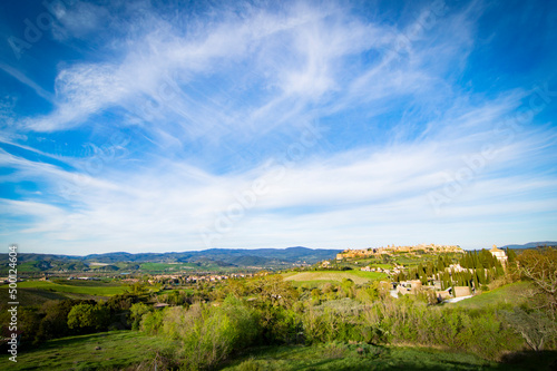 landscape with clouds