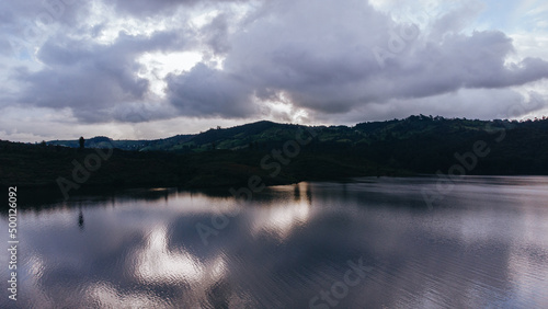 clouds over the mountains