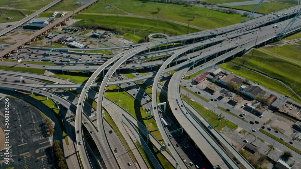 Large multilane highway interchange Large multilane highway interchange